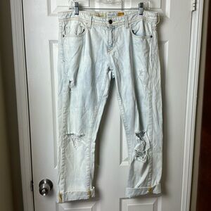 PIlCRO and the Letterpress Light Wash distressed jeans - Size 28